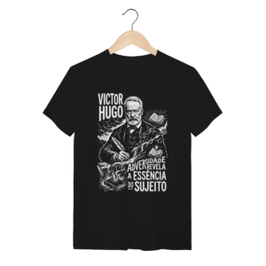 Camiseta Intelectual Victor Hugo Adversidade Sujeito Real | Silk & Luck