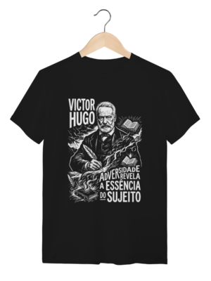 Camiseta Intelectual Victor Hugo Adversidade Sujeito Real | Silk & Luck