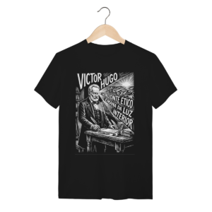Camiseta Intelectual Victor Hugo Horizonte Ético Direção | Silk & Luck