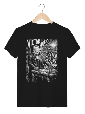 Camiseta Intelectual Victor Hugo Horizonte Ético Direção | Silk & Luck