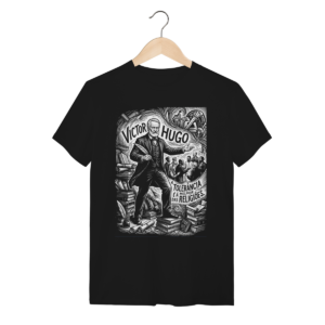 Camiseta Victor Hugo Pensamento Crítico Lei Liberdade | Silk & Luck