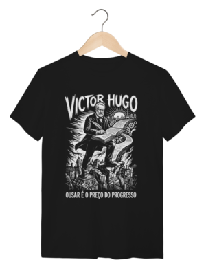 Camiseta Victor Hugo Obra Literária Lei Liberdade | Silk & Luck