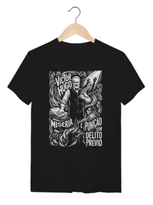 Camiseta Victor Hugo Conceito Ideia Inércia Histórica | Silk & Luck