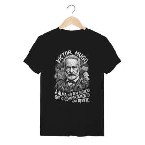 Camiseta Victor Hugo Lei Liberdade Filosofia Arte | Silk & Luck