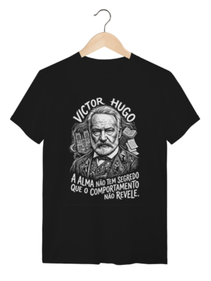 Camiseta Victor Hugo Lei Liberdade Filosofia Arte | Silk & Luck