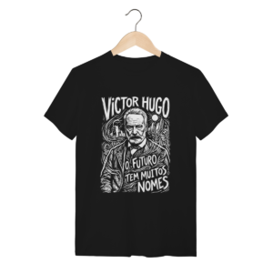 Camiseta Victor Hugo Citação Lei Liberdade Design | Silk & Luck