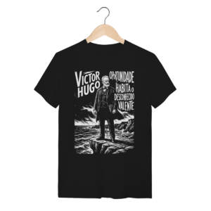 Camiseta Victor Hugo Ideia Madura Inércia História | Silk & Luck