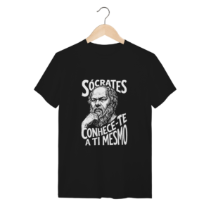 Camiseta Filosofia Sabedoria Linocut Design | Silk & Luck