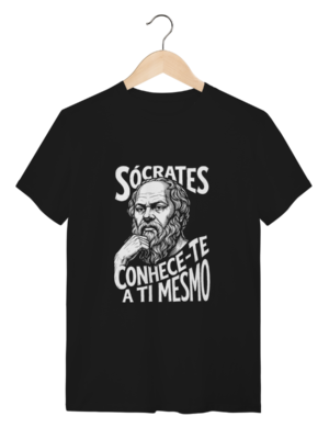 Camiseta Filosofia Sabedoria Linocut Design | Silk & Luck