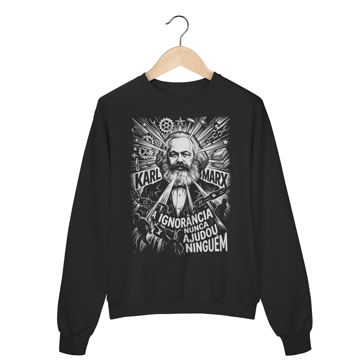 Moletom Filosofia Política Karl Marx Economia Arte | Silk & Luck 1 Moletom Filosofia Política Karl Marx Economia Arte | Silk & Luck