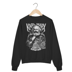 Moletom Karl Marx Classe Dominante Estado Comitê | Silk & Luck