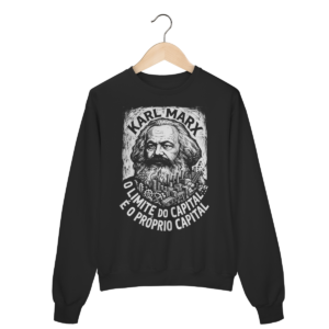 Moletom Karl Marx Pensamento Social Expropriação | Silk & Luck