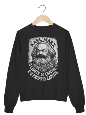 Moletom Karl Marx Pensamento Social Expropriação | Silk & Luck