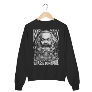 Moletom Karl Marx Estampa Trabalho Morto Capital | Silk & Luck