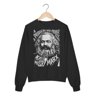 Moletom Karl Marx O Lucro e o Trabalho Extraído | Silk & Luck