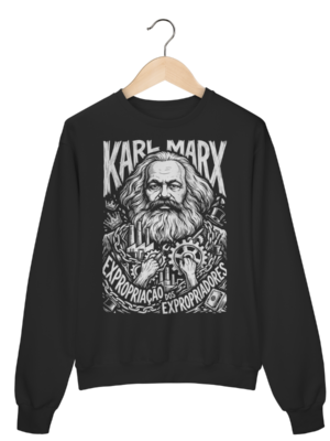 Moletom Karl Marx Limite do Capital Pensamento | Silk & Luck