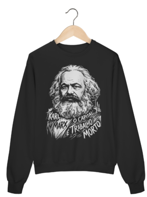Moletom Karl Marx Estado Comitê Pensamento Crítico | Silk & Luck