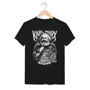 Camiseta Karl Marx Poder Político Estado e Classe | Silk & Luck