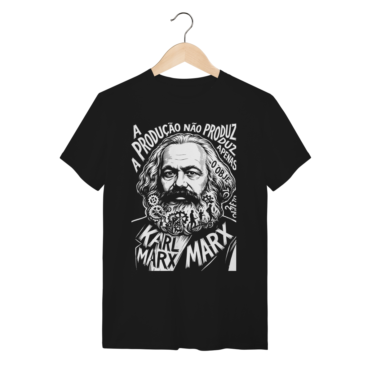 Camiseta Karl Marx Lucro Trabalho Acumulação Social | Silk & Luck 1 Camiseta Karl Marx Lucro Trabalho Acumulação Social | Silk & Luck