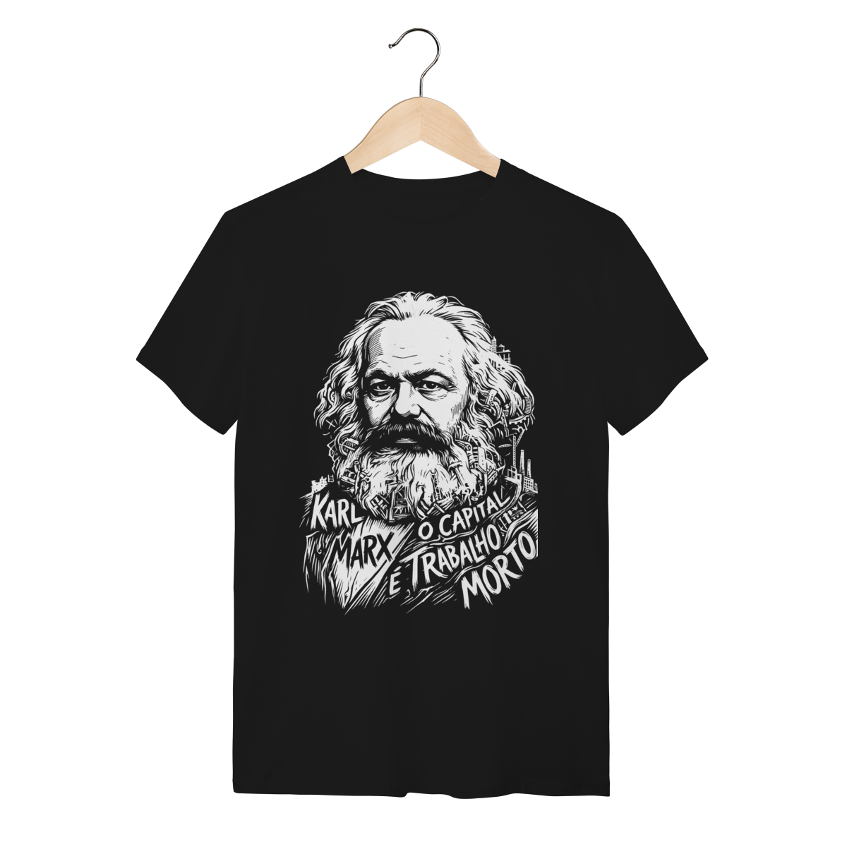 Camiseta Karl Marx Expropriação Revolução Industrial | Silk & Luck 1 Camiseta Karl Marx Expropriação Revolução Industrial | Silk & Luck