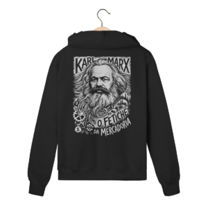 Moletom com Ziper Karl Marx Fetiche Da Mercadoria Conceito | Silk & Luck