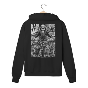 Moletom com Ziper Prole Proletarios Karl Marx Filosofico | Silk & Luck