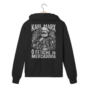 Moletom com Ziper Karl Marx O Fetiche Da Mercadoria Arte | Silk & Luck