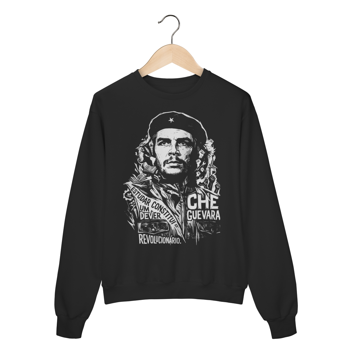 Moletom Evolução Intelectual Che Guevara Dever | Silk & Luck 1 Moletom Evolução Intelectual Che Guevara Dever | Silk & Luck