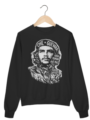 Moletom Emblema Revolucionário Che Guevara Arte | Silk & Luck