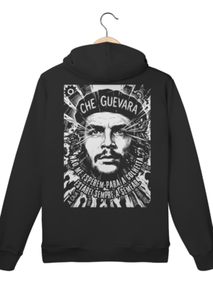 Moletom Canguru Filosofia Homem Novo Che Guevara Estampa | Silk & Luck