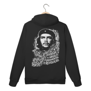 Moletom Canguru Che Guevara Socialismo Liberdade Humana | Silk & Luck