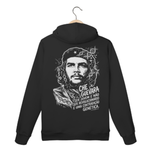 Moletom Canguru Filosofia Política Homem Novo Che | Silk & Luck