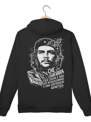 Moletom Canguru Filosofia Política Homem Novo Che | Silk & Luck