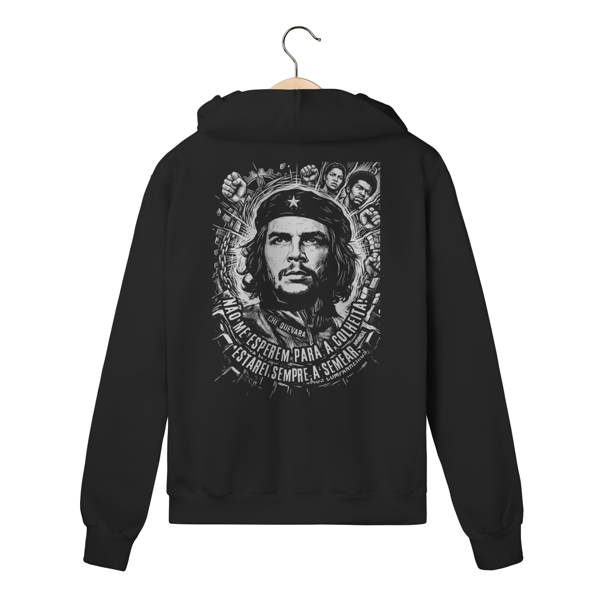 Moletom com Zíper Estampa Che Guevara Pensamento Crítico | Silk & Luck 1 Moletom com Zíper Estampa Che Guevara Pensamento Crítico | Silk & Luck