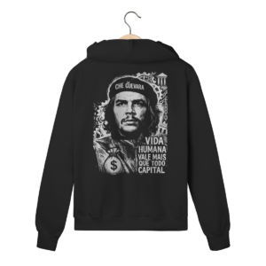 Moletom com Zíper Che Guevara Filosofia Luta e Espírito | Silk & Luck