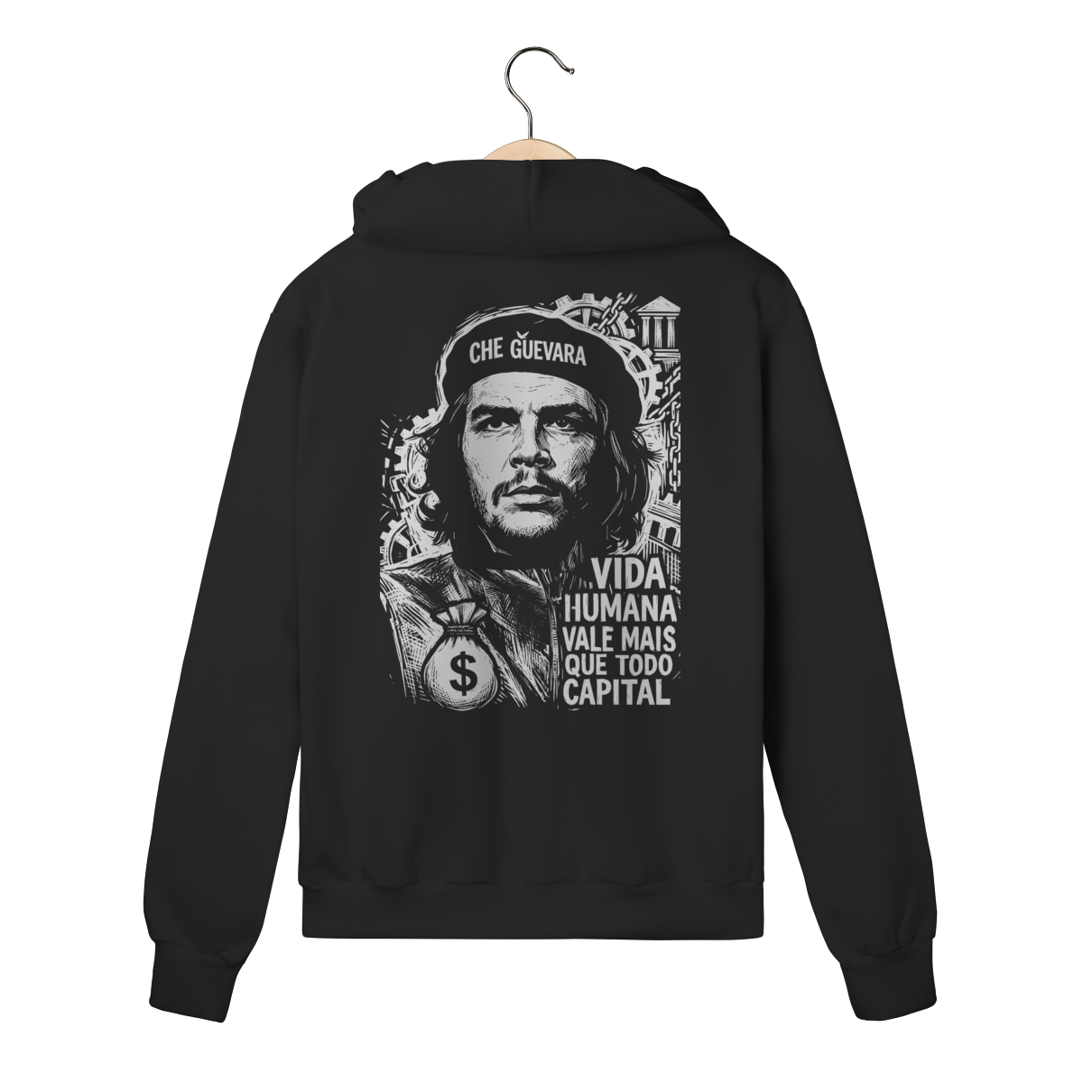 Moletom com Zíper Che Guevara Filosofia Luta e Espírito | Silk & Luck 1 Moletom com Zíper Che Guevara Filosofia Luta e Espírito | Silk & Luck