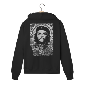 Moletom com Zíper Estampa Educacional Che Guevara | Silk & Luck