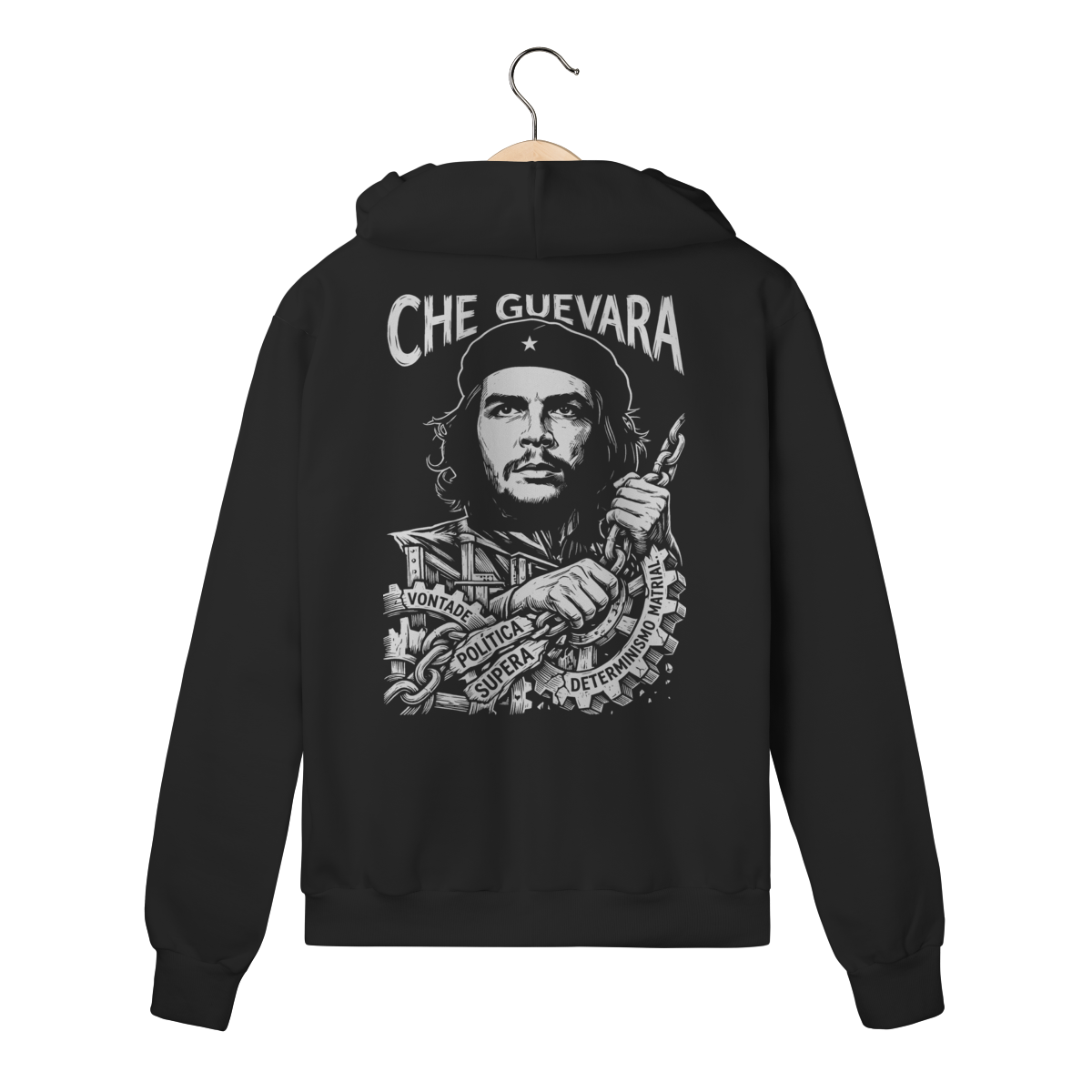 Moletom com Zíper Che Guevara Estampa Semear Mudança | Silk & Luck 1 Moletom com Zíper Che Guevara Estampa Semear Mudança | Silk & Luck
