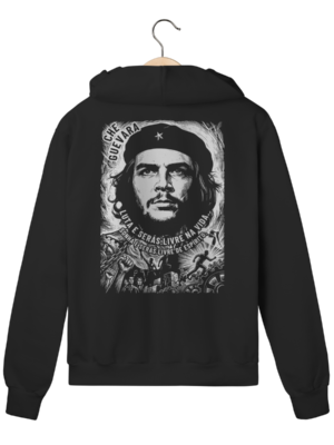 Moletom com Zíper Revolução Che Guevara Vontade Política | Silk & Luck