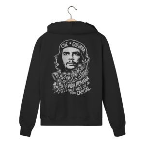 Moletom com Zíper Che Guevara Espírito Livre e Luta | Silk & Luck