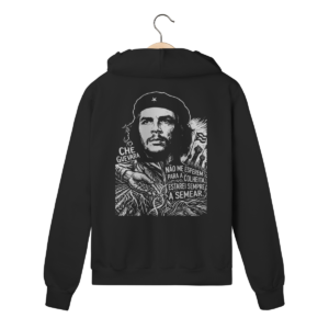 Moletom com Zíper Che Guevara Mão que Semeia Luta | Silk & Luck