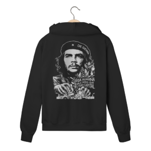 Moletom com Zíper Che Guevara Dever de Estudar Arte | Silk & Luck
