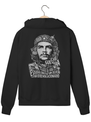 Moletom com Zíper Che Guevara Pensamento Revolucionário | Silk & Luck