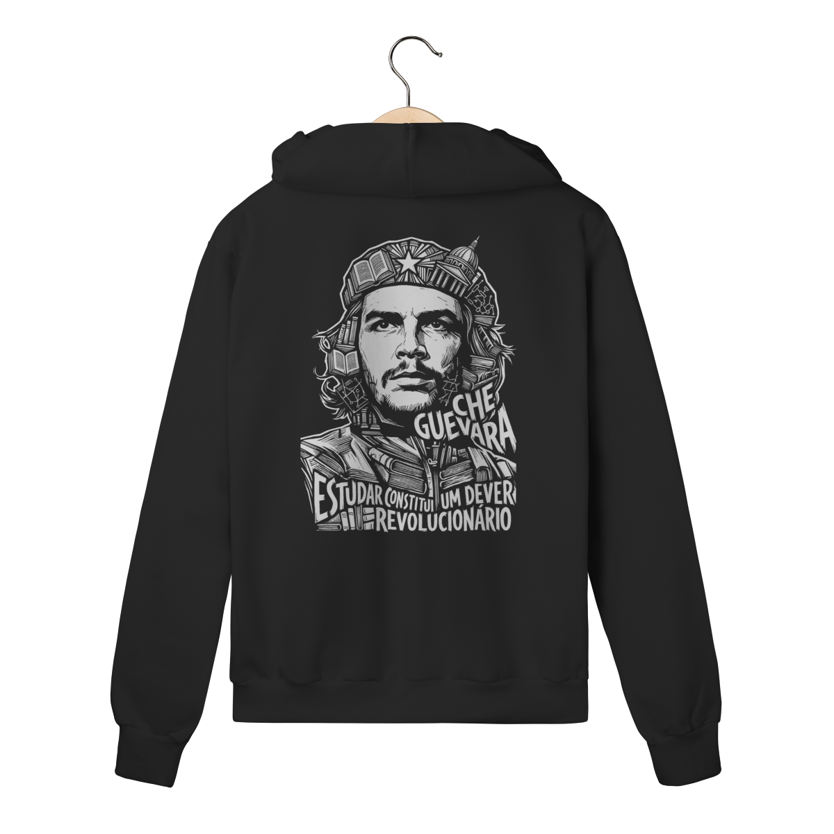 Moletom com Zíper Che Guevara Pensamento Revolucionário | Silk & Luck 1 Moletom com Zíper Che Guevara Pensamento Revolucionário | Silk & Luck
