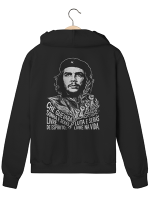 Moletom com Zíper Che Guevara Arte de Mudança Social | Silk & Luck