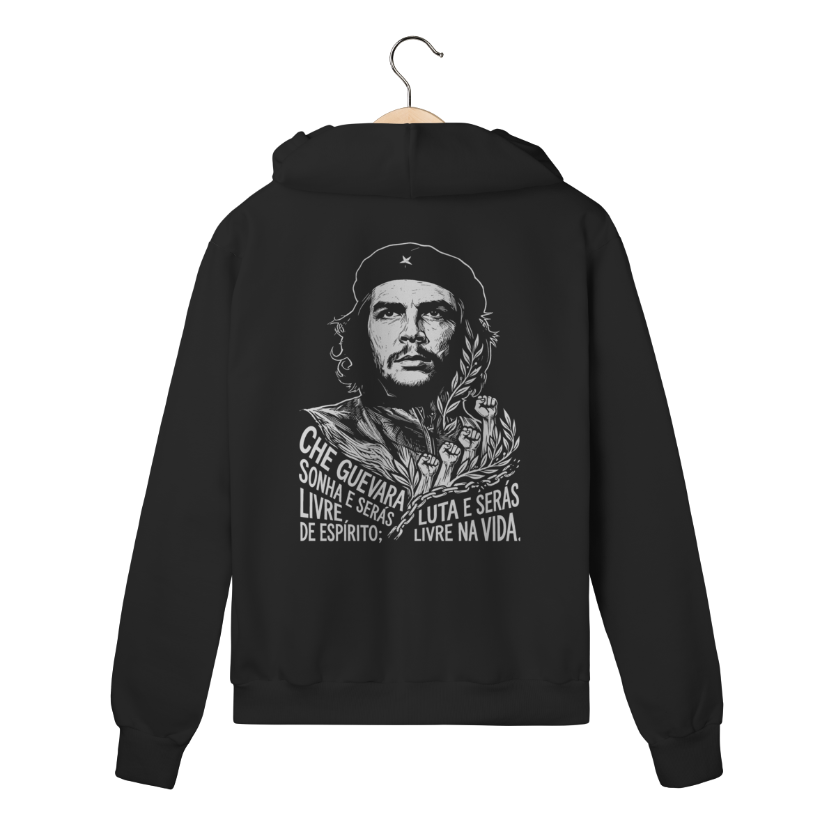Moletom com Zíper Che Guevara Arte de Mudança Social | Silk & Luck 1 Moletom com Zíper Che Guevara Arte de Mudança Social | Silk & Luck