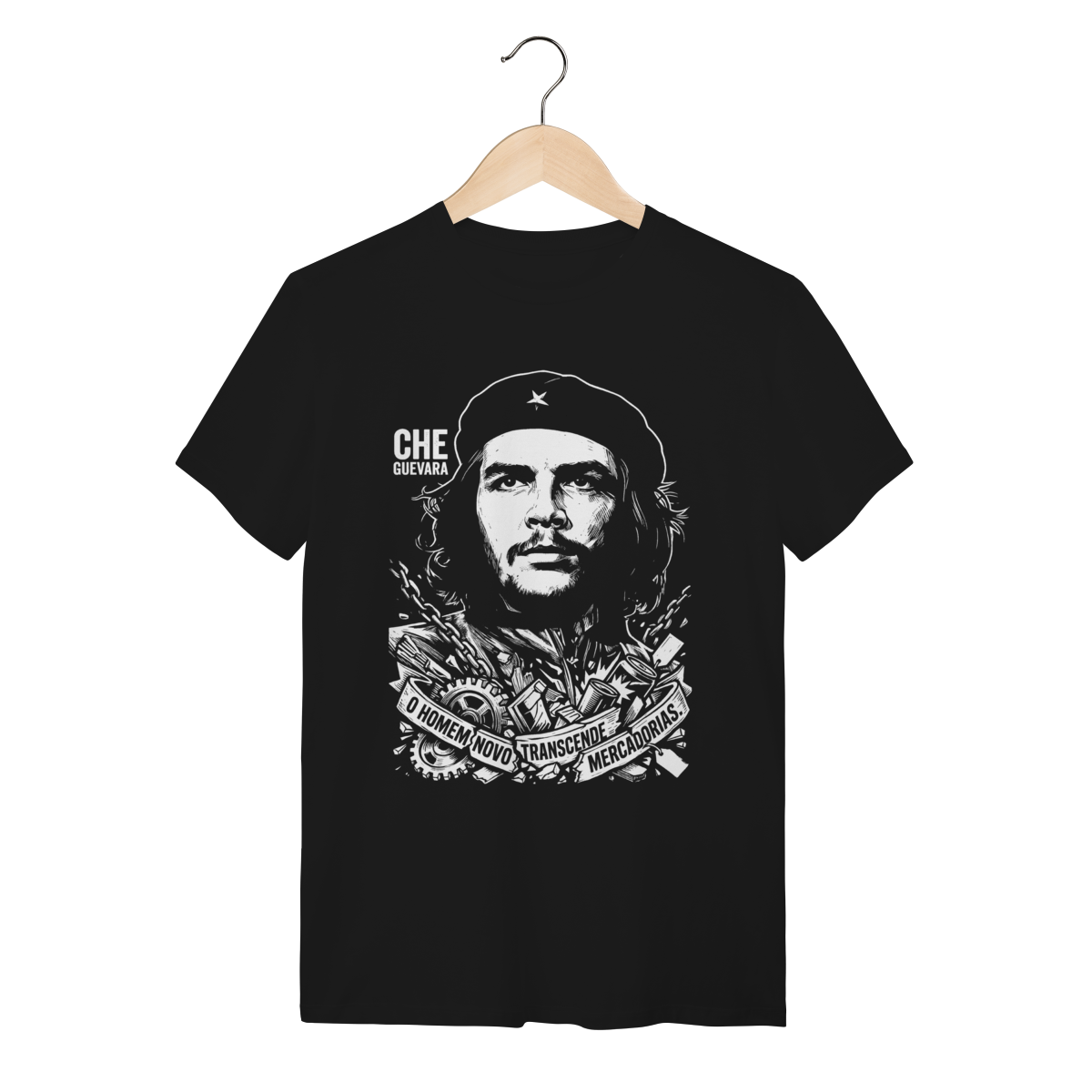 Camiseta Filosofia Che Guevara Resiliência Revolucionária | Silk & Luck 1 Camiseta Filosofia Che Guevara Resiliência Revolucionária | Silk & Luck
