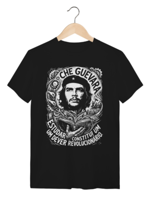 Camiseta Filosofia Che Guevara Estudar Revolucionário | Silk & Luck