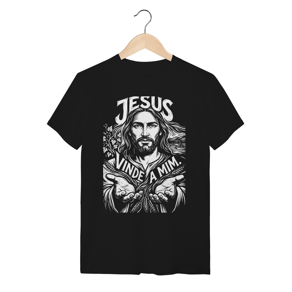 Camiseta Jesus Vinde A Mim – Design Minimalista Histórico – Silk & Luck | Silk & Luck 1 Camiseta Jesus Vinde A Mim – Design Minimalista Histórico – Silk & Luck | Silk & Luck