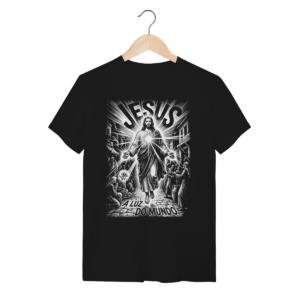 Camiseta Jesus Cristo Luz Do Mundo – Simbolismo Histórico – Silk & Luck | Silk & Luck